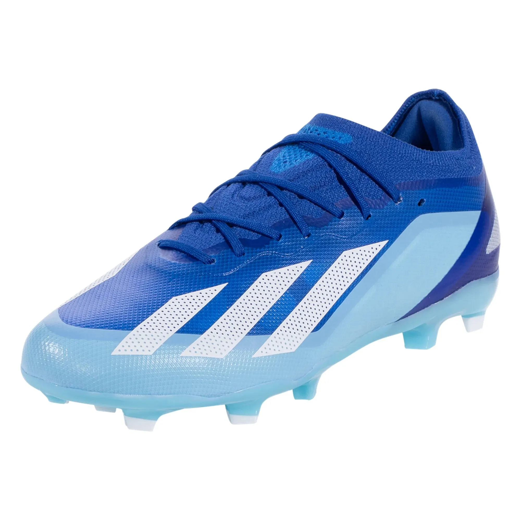 adidas X CrazyFast.1 FG Junior Firm Ground Soccer Cleat - Bright Royal/White/Solar Red