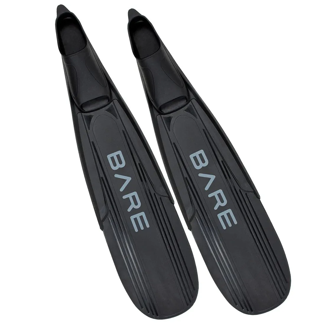 Bare Sport Mask, Bare Predator Fins and IST Foldable Snorkel Freediving Mask, Snorkel, Fin, Set