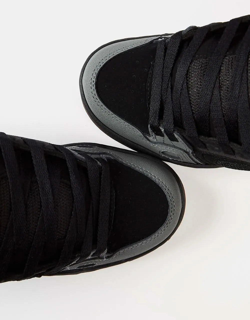 DVS Comanche Skate Shoes - Black/Charcoal/Gum Nubuck