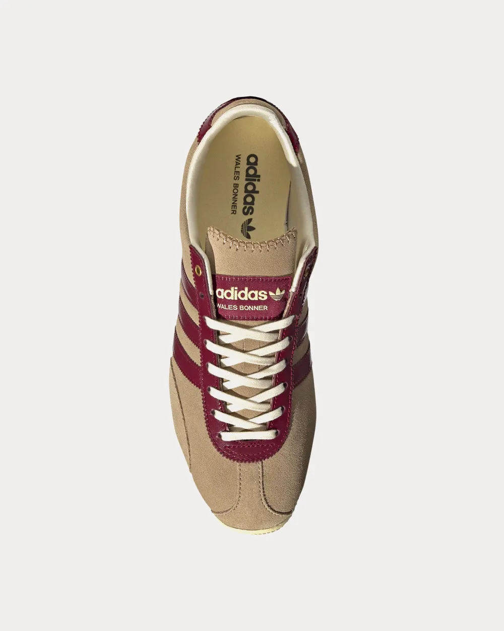 Japan Cardboard / Collegiate Burgundy / Easy Yellow Low Top Sneakers