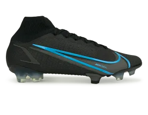 Nike Men's Mercurial Superfly 8 Elite FG Black/Blue