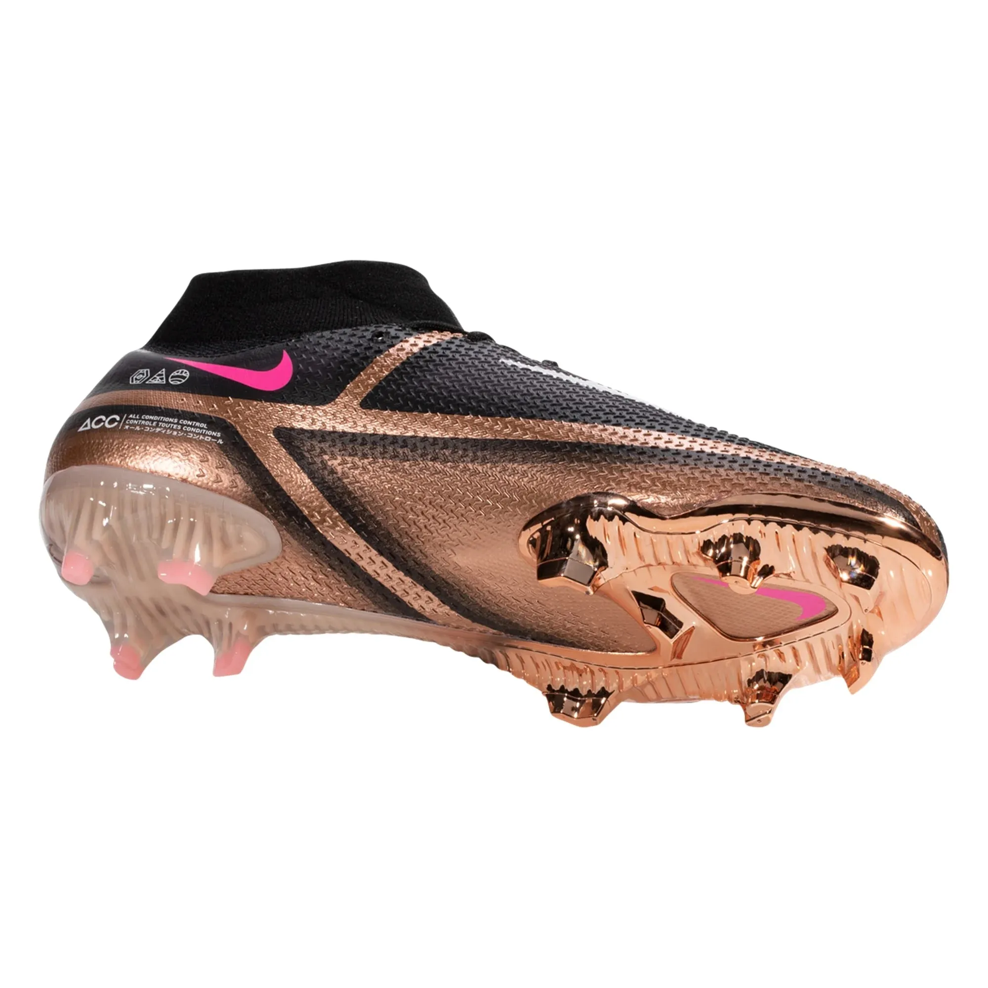 Nike Phantom GT2 Elite Q DF FG Firm Ground Soccer Cleat - Metallic Copper