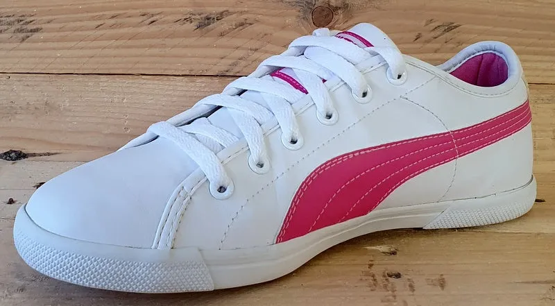Puma Benecio Low Leather Trainers UK6/US7/EU39 351674 06 White/Pink