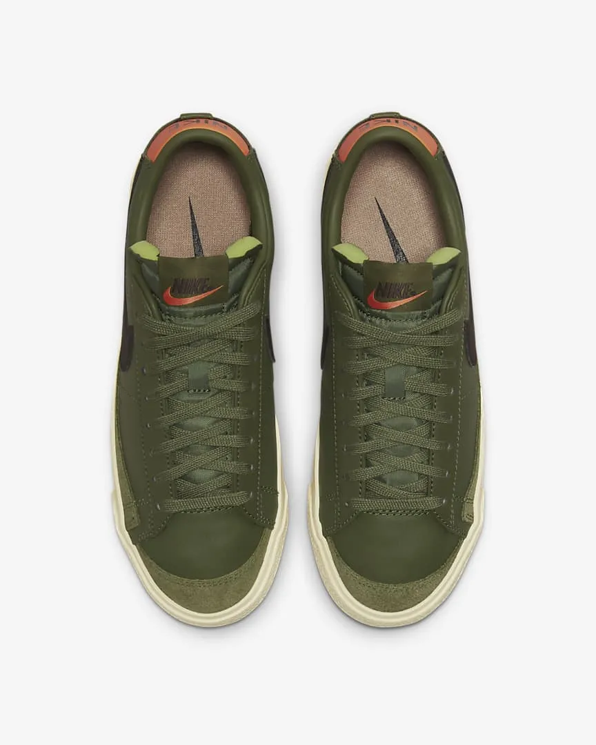 Women's Nike Blazer Low '77 Medium Olive Velvet Brown DC4769-201